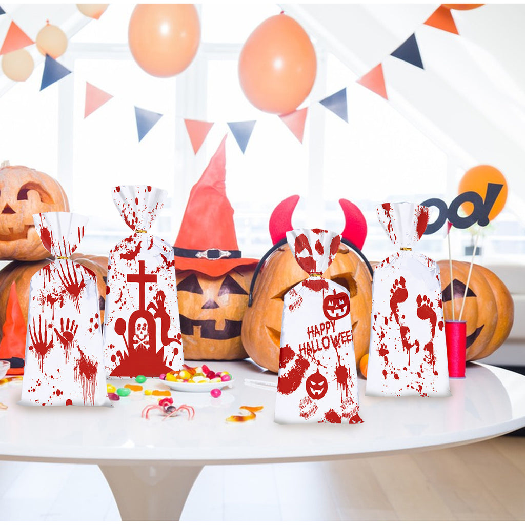 50 PCS Halloween Bloody Treat Bags