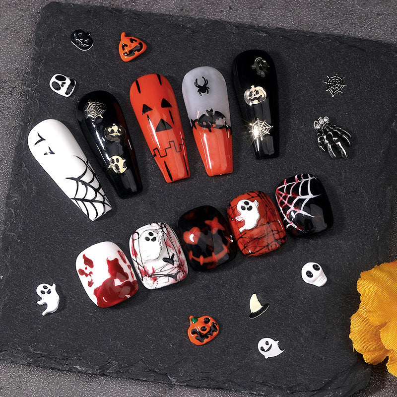 Halloween Alloy Skull Nail