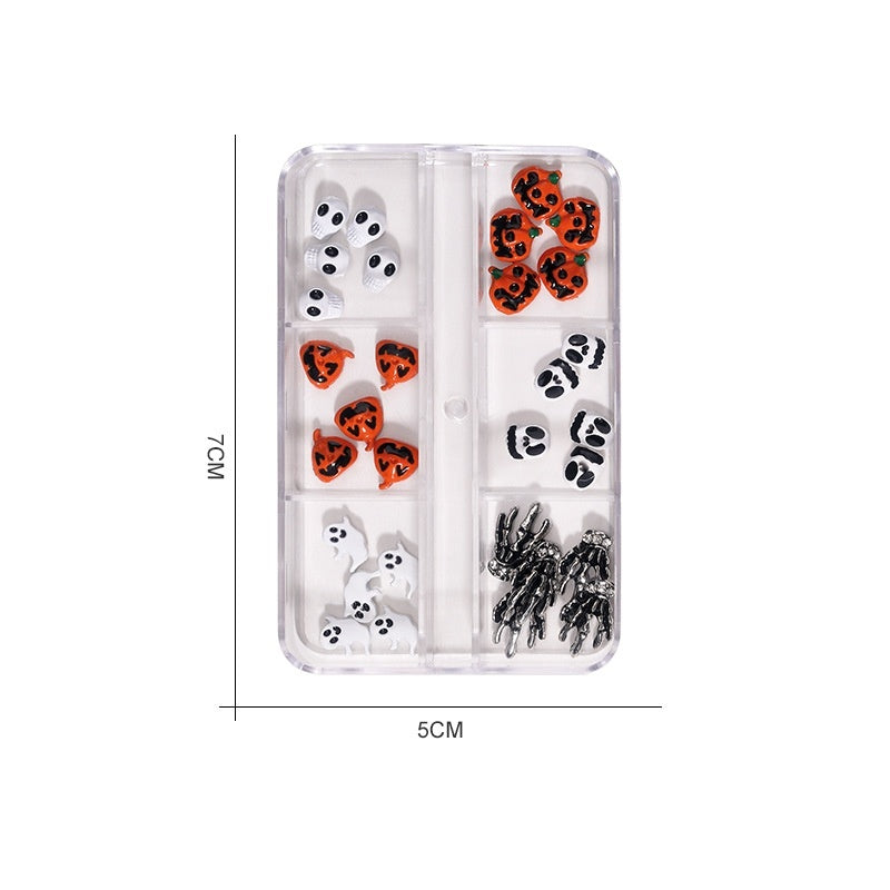 Halloween Alloy Skull Nail