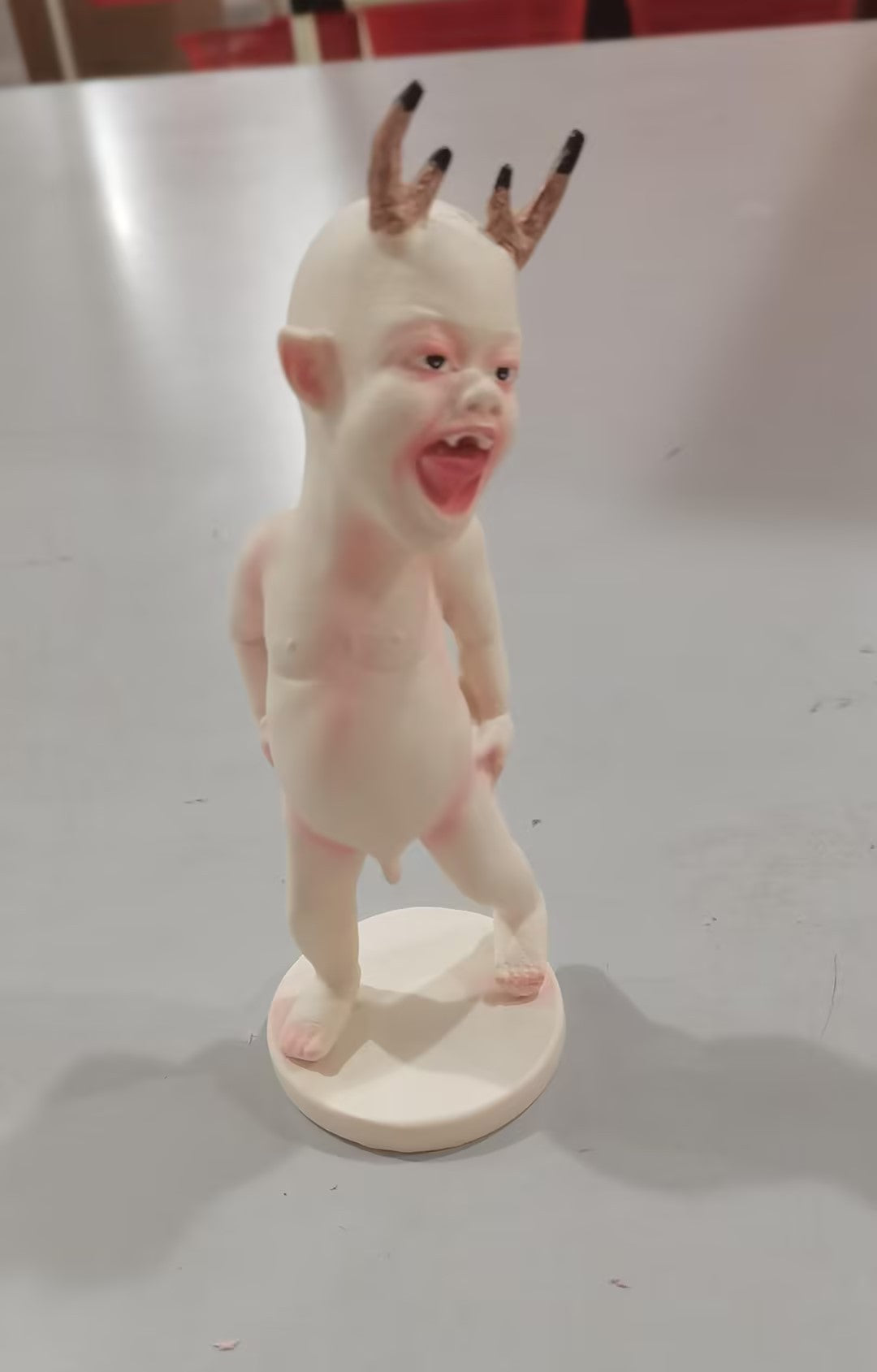 Halloween Scary Baby Resin Figurine