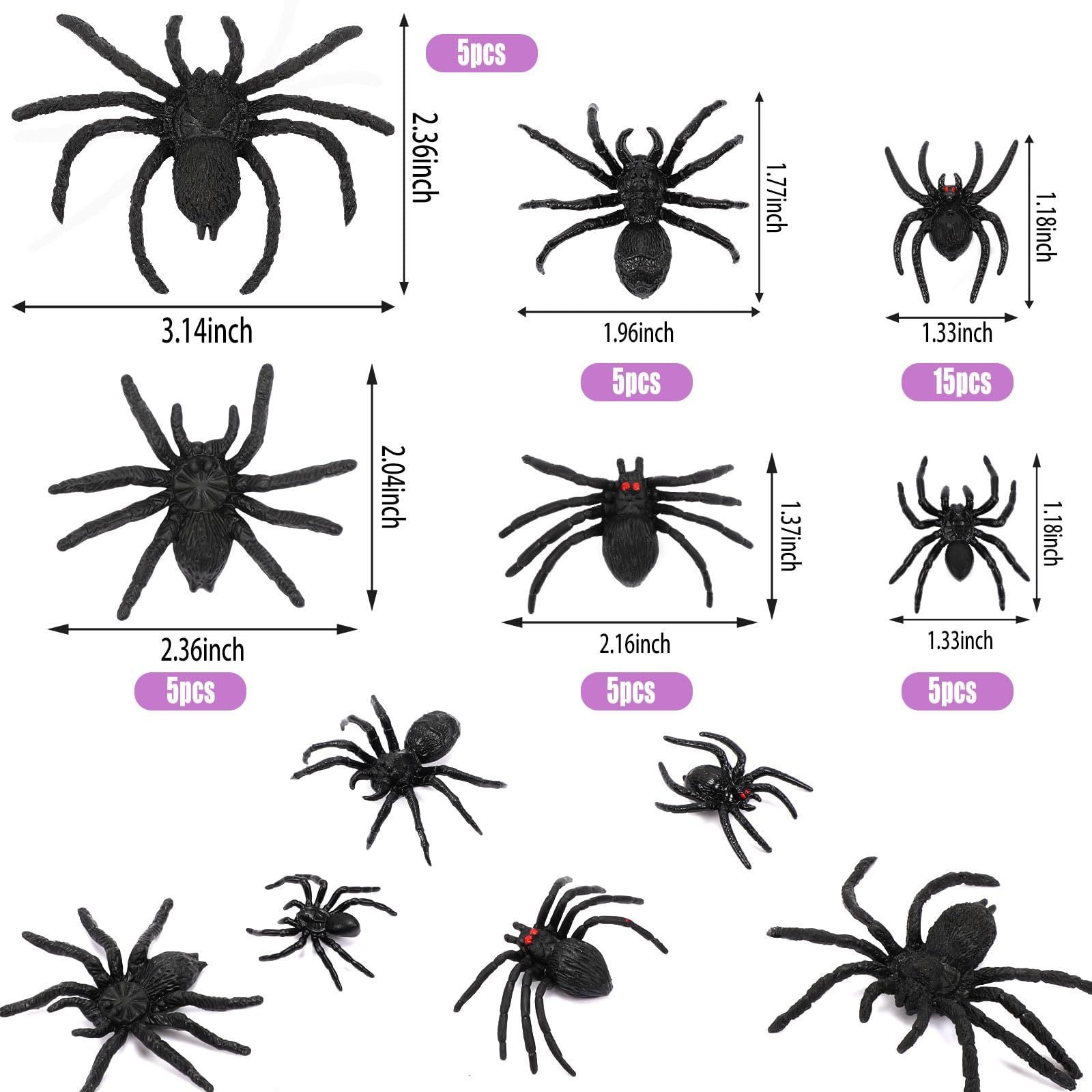 Plastic Spiders