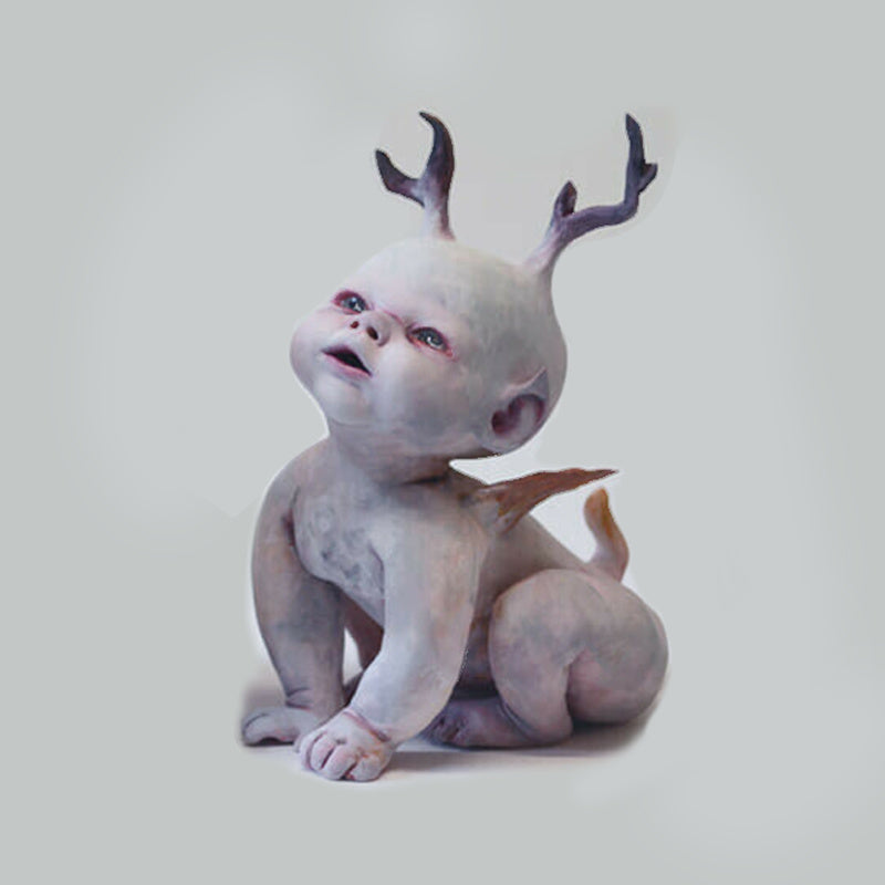 Halloween Scary Baby Resin Figurine