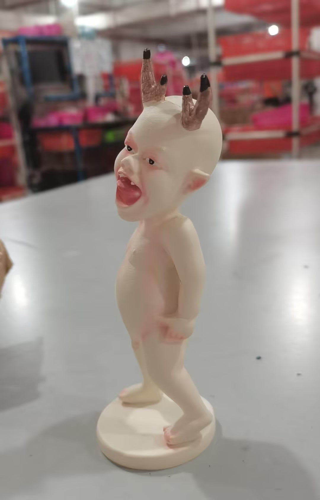 Halloween Scary Baby Resin Figurine