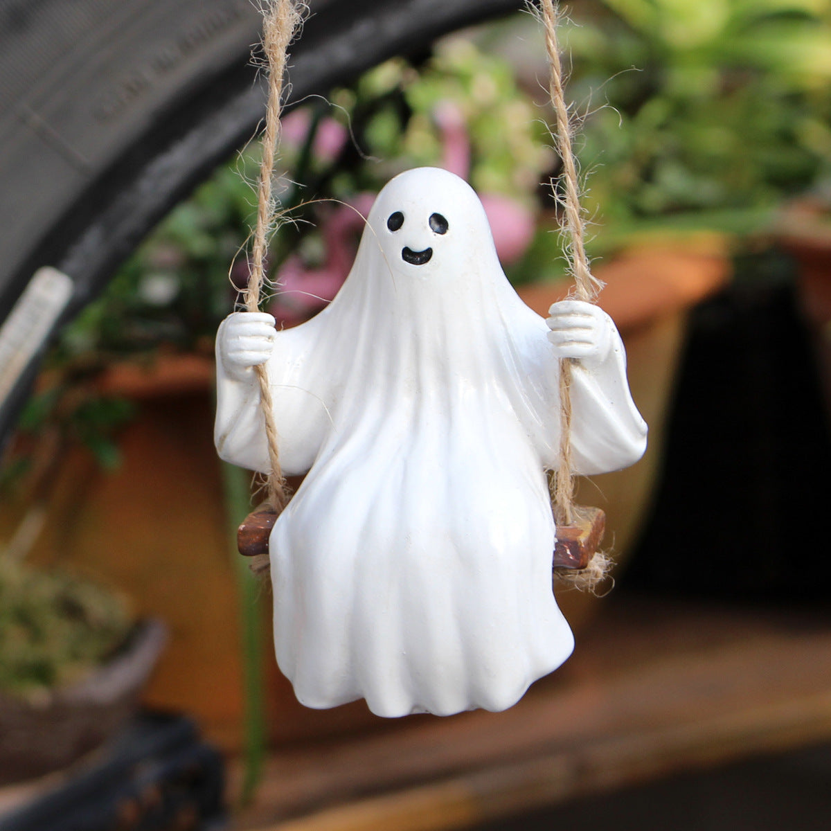 Halloween To Swing Ghost Pendant