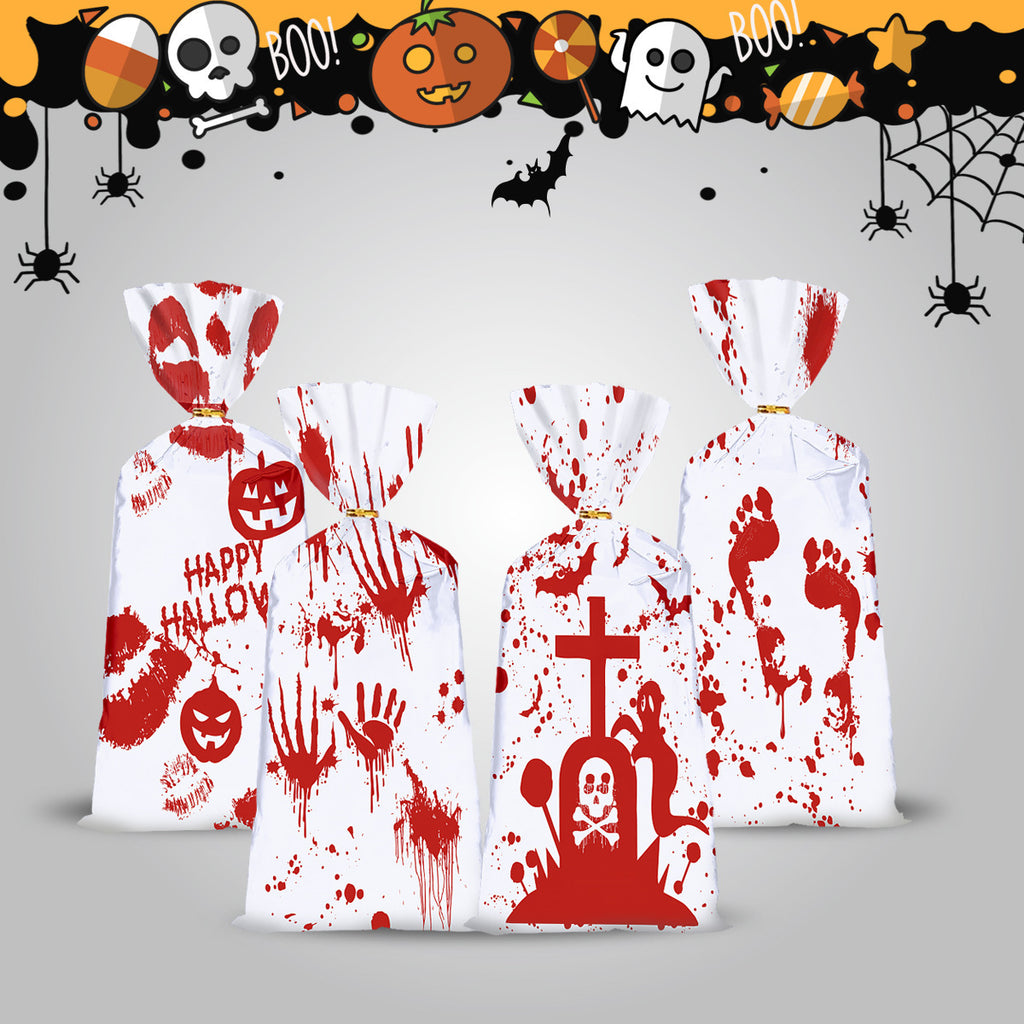50 PCS Halloween Bloody Treat Bags