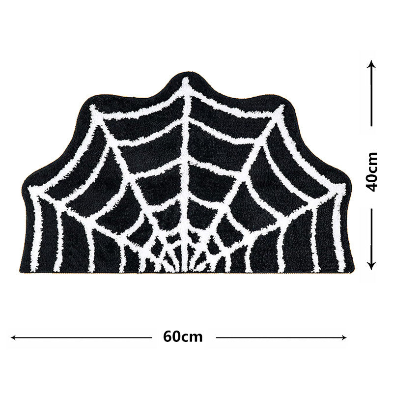 Halloween Spider Web Cashmere Doormat