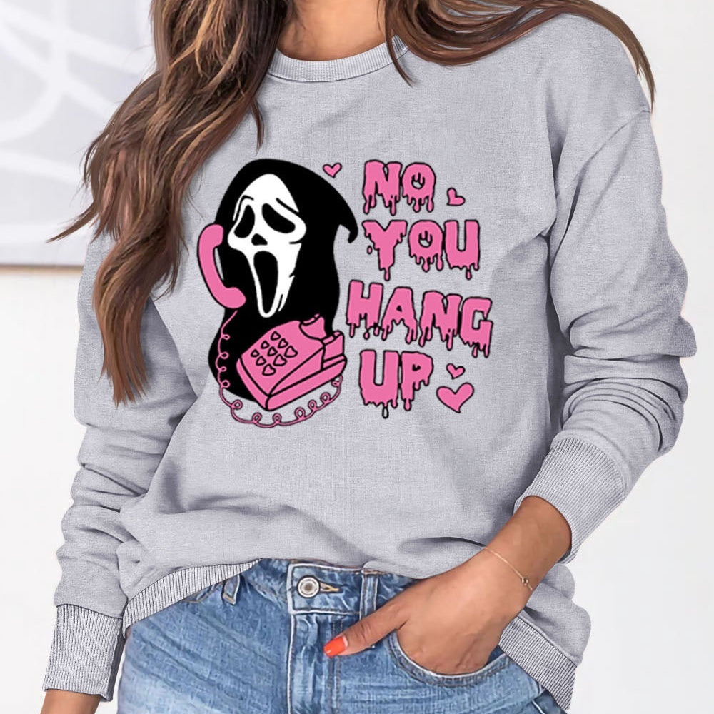 Women's Halloween Ghostface Pullover