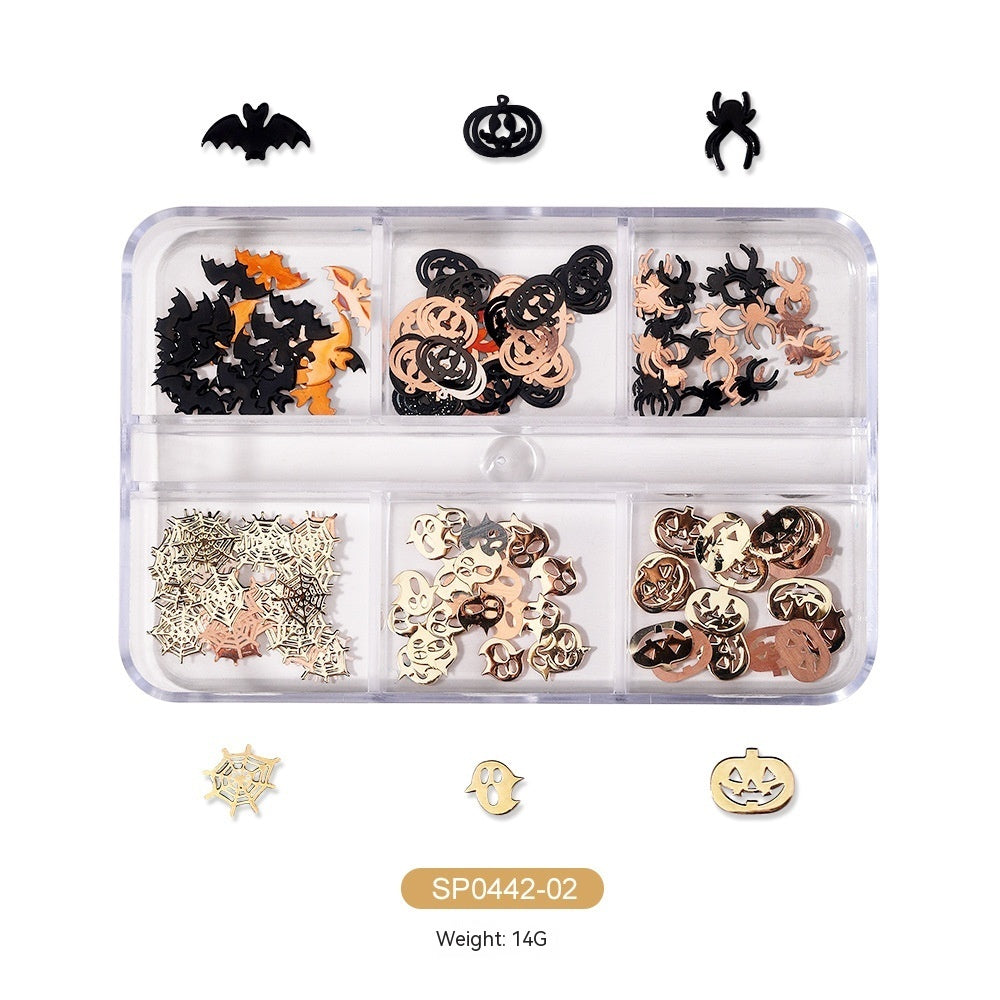 Halloween Alloy Skull Nail