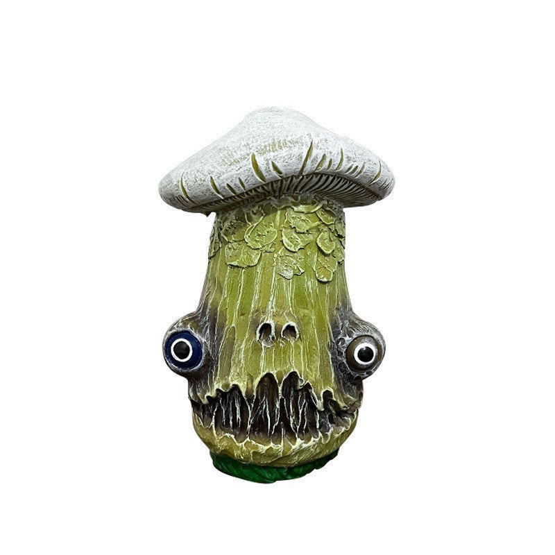 Halloween Mushroom Sculpture Resin Craft