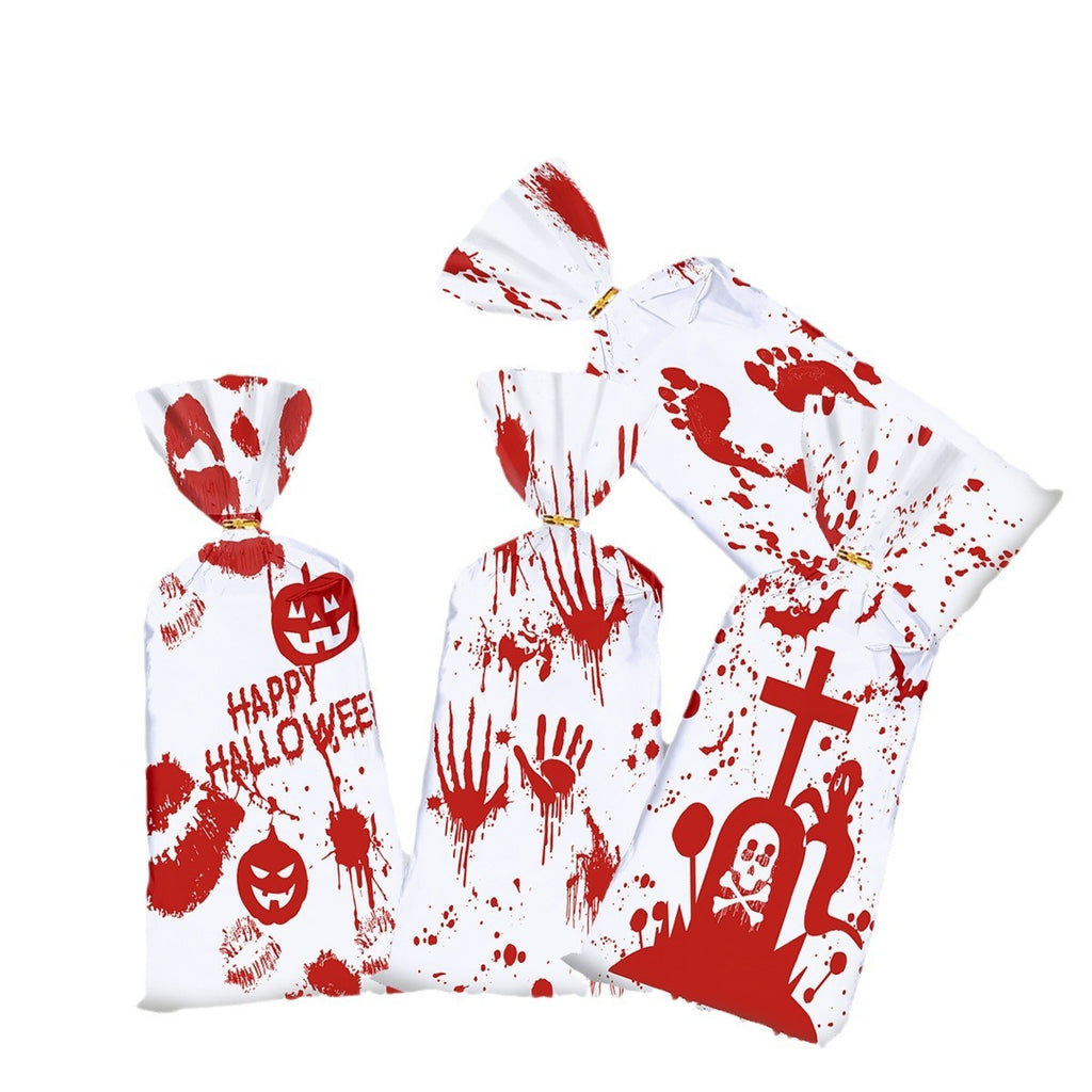 50 PCS Halloween Bloody Treat Bags