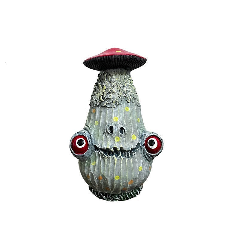 Halloween Mushroom Sculpture Resin Craft