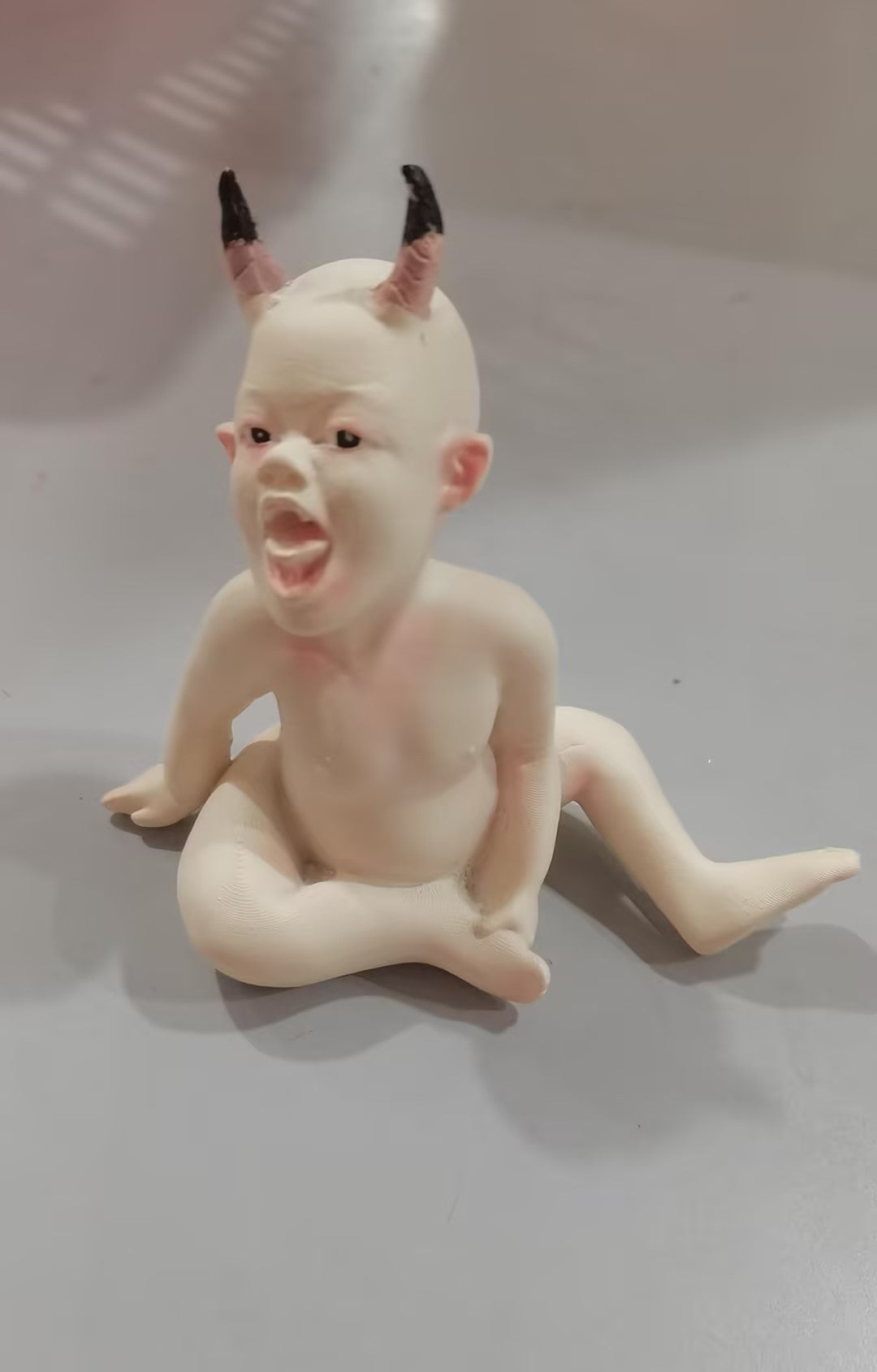 Halloween Scary Baby Resin Figurine
