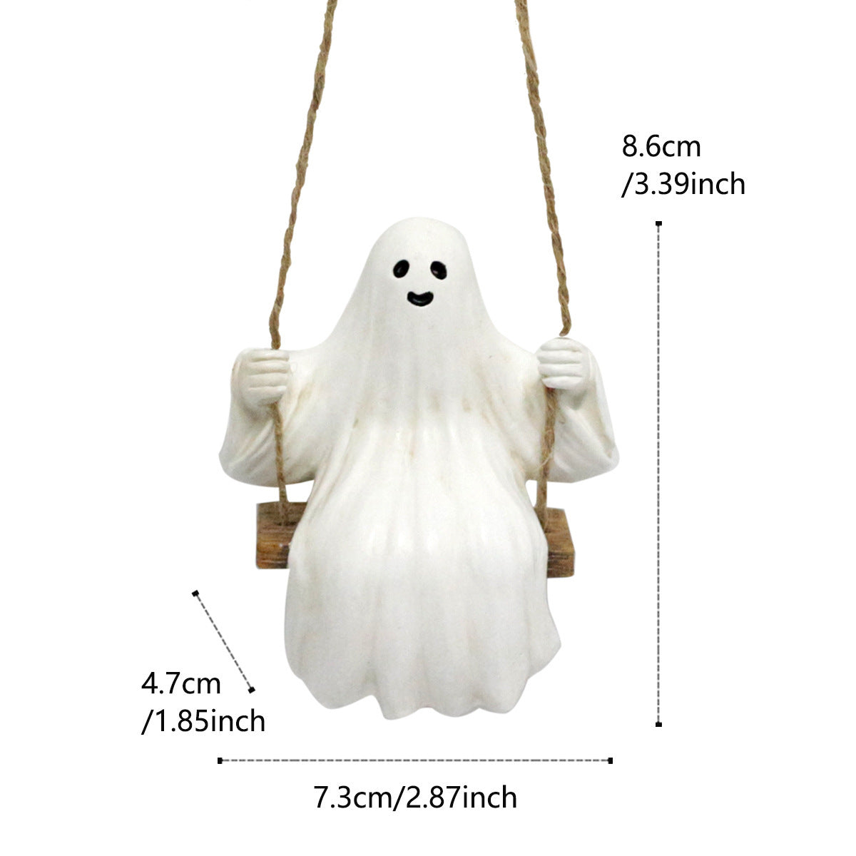 Halloween To Swing Ghost Pendant