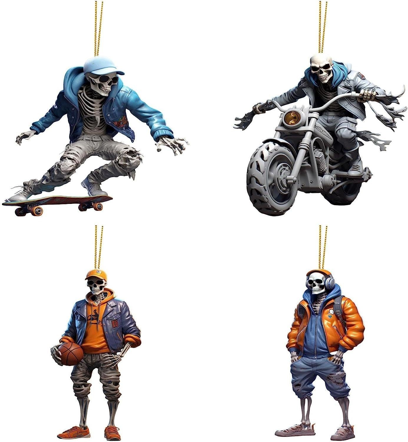 Halloween Skull Automobile Hanging