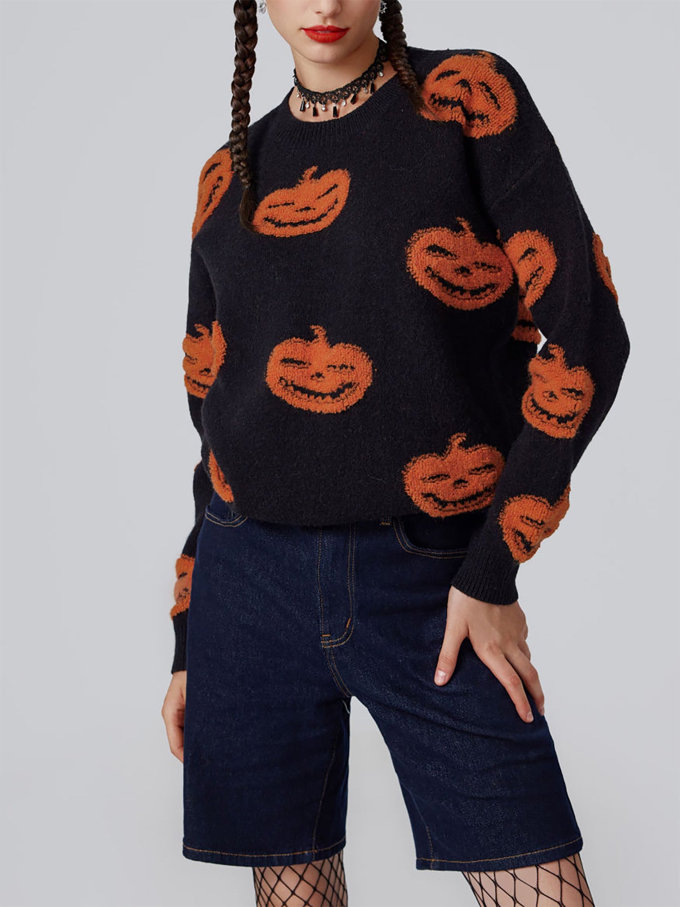 Women's Fashion Round Neck Pullover
